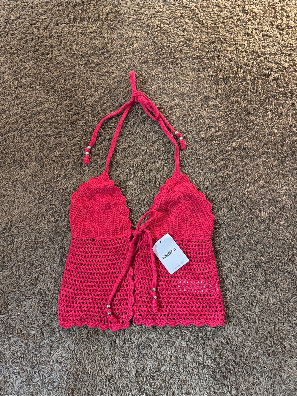 New top with cute tie detail